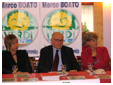 i candidati Iva Berasi, Marco Boato e Cristina Kury
